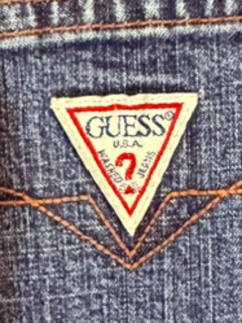 GUESS Jeans Denim Pencil Skirt Medium Wash Size 14 Vintage Y2K SKU135